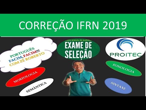 Correção IFRN 2019 PORTUGUÊS - GABARITO PRELIMINAR