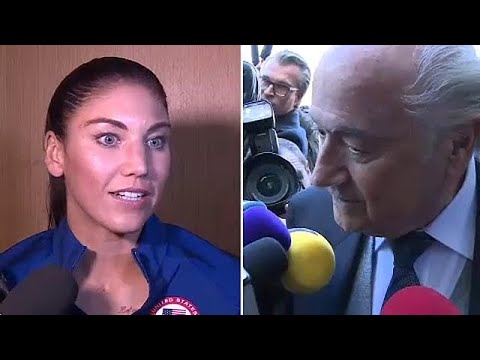 Hope Solo: Sepp Blatter 'grabbed my ass' at soccer awards