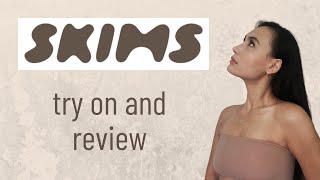 Review - SKIMS Fits Everybody Bandeau Bra - Strapless Bra that Stays Up?  