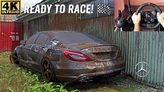 RESTORED & RACED VS SUPERCARS MERCEDES-BENZ CLS63 AMG W218 | Forza Horizon 6 Steering Wheel Gameplay