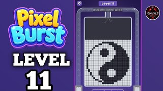 Pixel Burst Level 11 Gameplay Solution 
