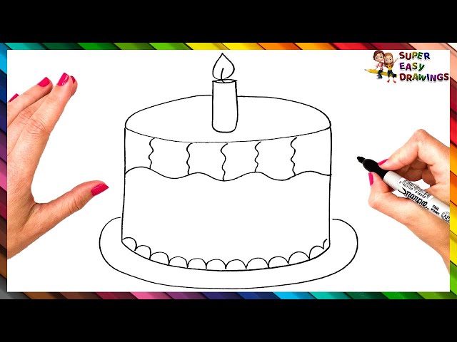 Step by Step Birthday Cake Flork
