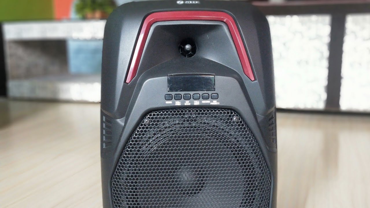 Zook hurricane 100 watt party speaker unboxing YouTube