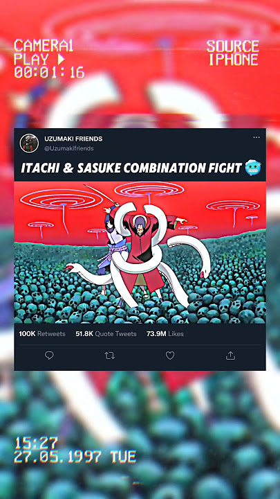 ITACHI & SASUKE COMBINATION FIGHT 🥶🔥 || #itachi #sasuke #fight #narutoshippuden #animeshorts