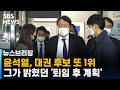 윤석열, 대권 후보 또 1위…그가 밝혔던 '퇴임 후 계획' / SBS / 주영진의 뉴스브리핑