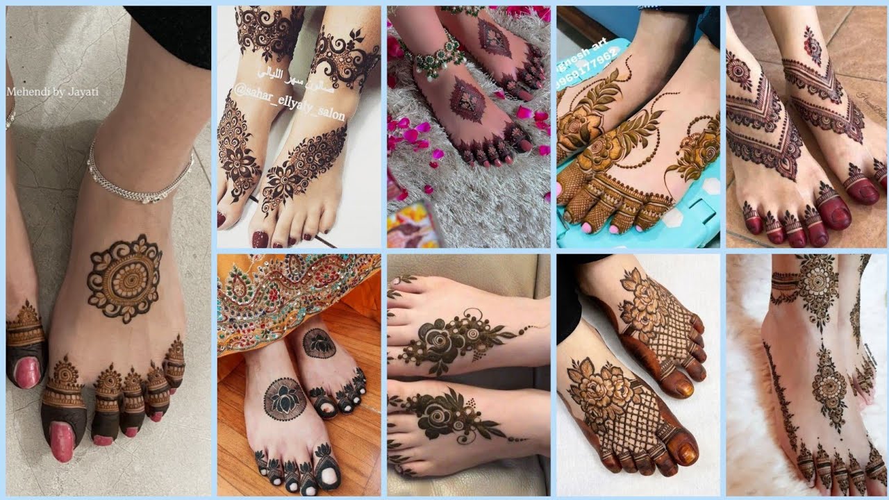 Beautiful Feet Mehndi Ideas 2026/Bridal & Party Henna Designs/Stylish, Simple & Trendy Henna Designs