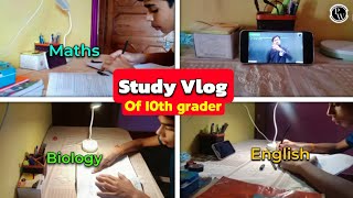 A Day in my life as a 10th grader | Class 10 study vlog |