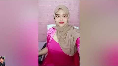 Bigo live hijab bar bar daster pink