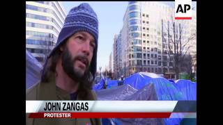 Despite a no-camping order from the U.S. Park Police, Occupy protesters who have been demonstrating