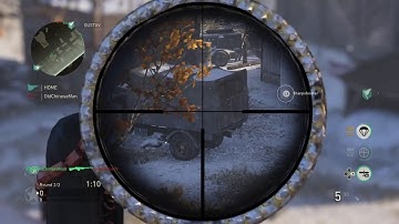 COD WW2- 83-8 "Kar-98" WORLDS FIRST DOUBLE SNIPER NUKE (V2 Rocket Count: 66) 3 NUKES IN GAME