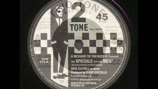 THE SPECIALS - A MESSAGE TO YOU RUDY - NITE KLUB