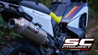 Husqvarna Norden 901 SC Project exhaust install