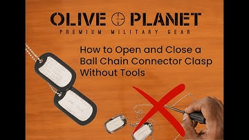 How to Open a Ball Chain Connector Clasp Without Using a Tool