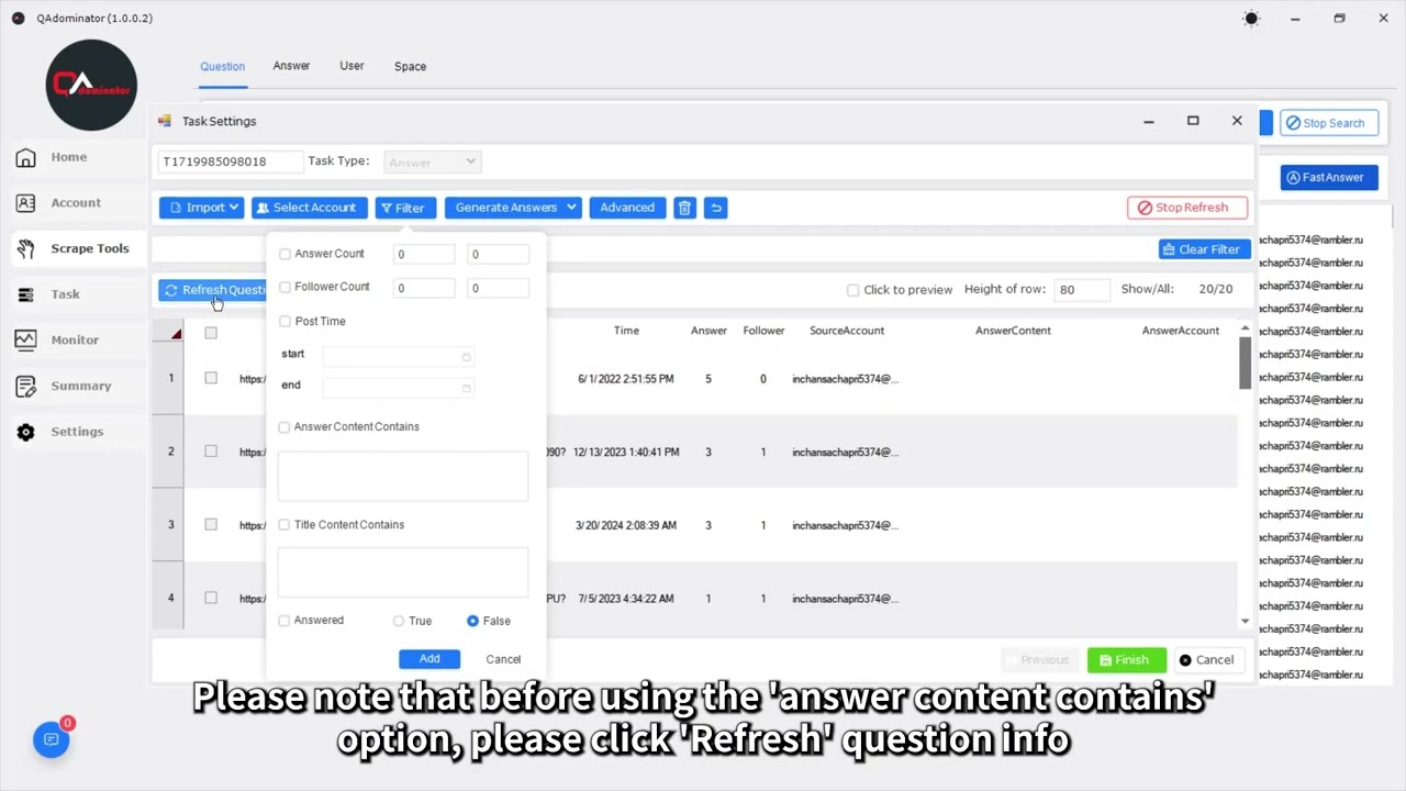 How to auto answer multiple quora answers? QAdominator - Quora Answer Bot - Quora Automation Tool