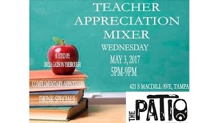 Teacher Appreciation Mixer The Patio, Tampa Pierce Brunson Photography