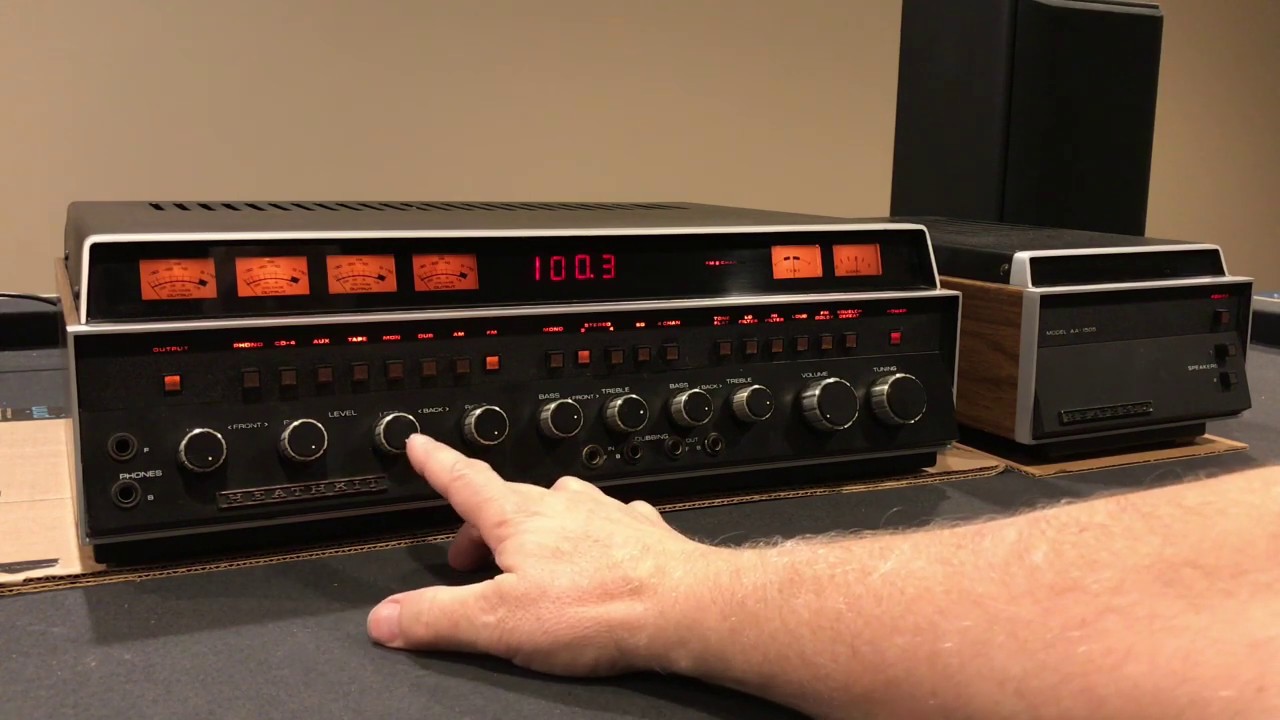 Heathkit Modulus System 4 Channel AN 2016 and AA 1505 - YouTube