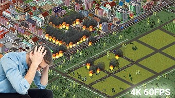 How to stop protesting people in Theo town (4K 60FPS)