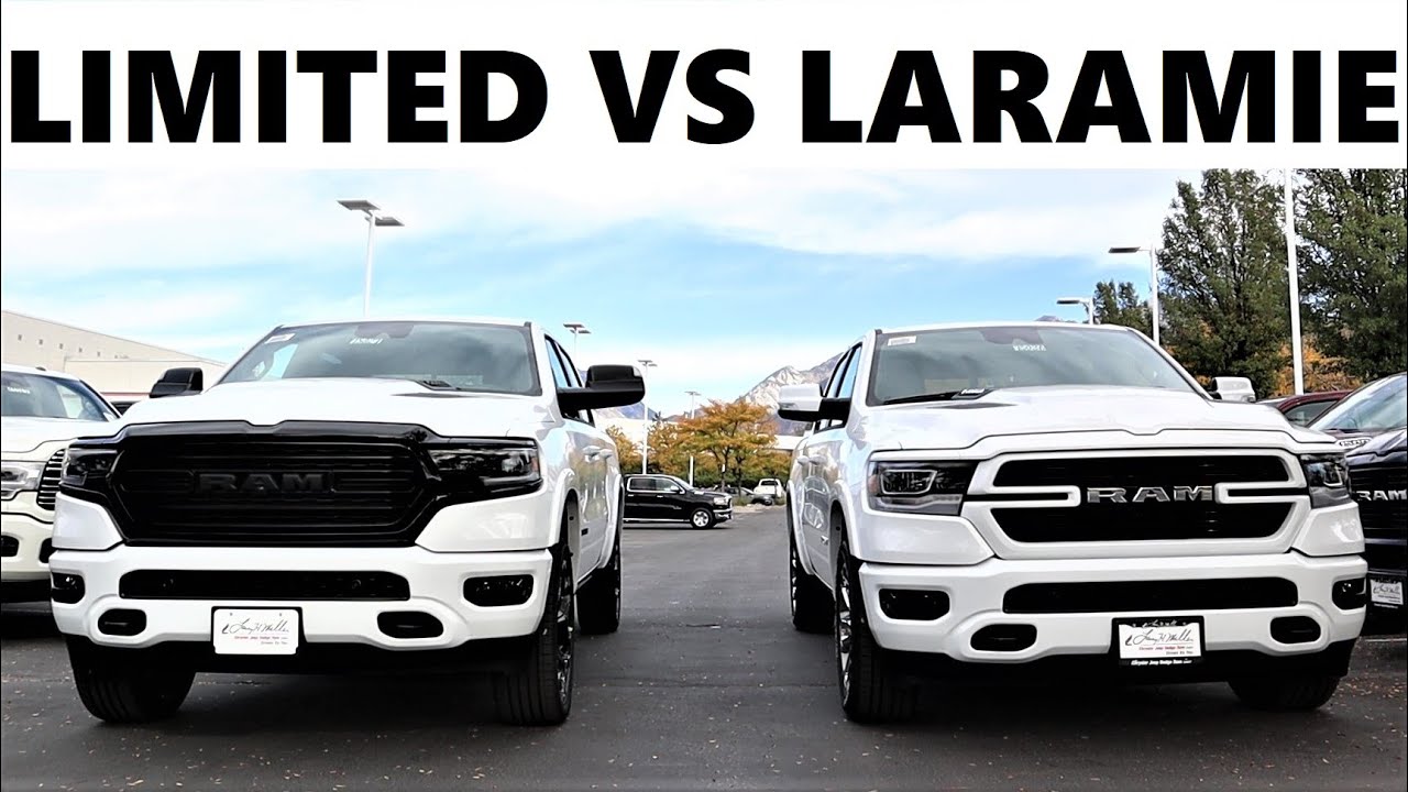 21 Ram 1500 Limited Night Edition Vs 21 Ram 1500 Laramie Is The Limited Worth The Extra Money Youtube