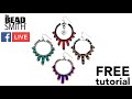 Beadsmith FB LIve: Astra Earrings featuring Superduo Beads FREE TUTORIAL