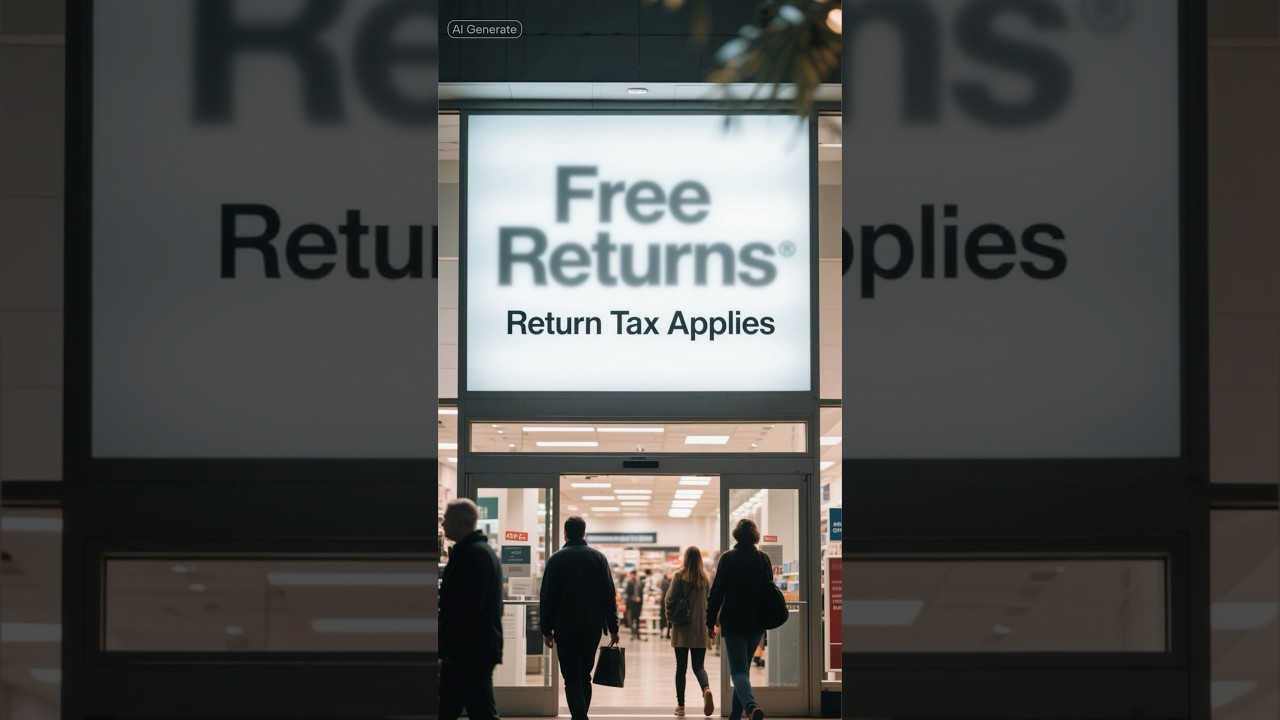 The "Return Tax" is officially here 📉💸 
