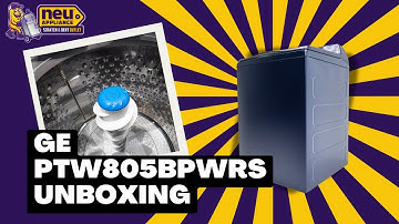 GE Profile PTW805BPWRS Smart Washer Unboxing | With Agitator & Alexa!