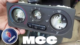 How to Replace MCC Panel, Fan Control Switch, Vent Position Control Shaft SAAB 9-3 OG