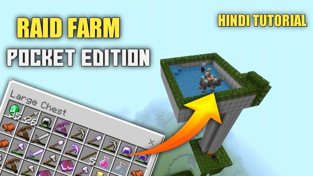 Easy 1.19 Raid Farm for Minecraft Pocket Edition - YouTube
