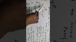 #line joining midpoints of two sides of a triangle is half the third side ,parallel to third side