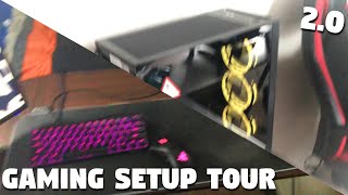 I GOT MY FIRST PC! | PC Unboxing & Gaming Setup Tour V.2