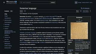 Sumerian Language | Whispered Wiki