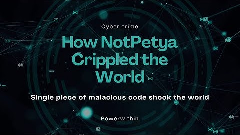 The Most Devastating Cyberattack crime in History: How NotPetya Crippled the World