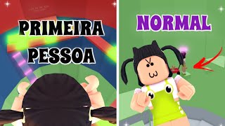 PRIMEIRA PESSOA VS NORMAL NO TOWER OF HELL!!! (Roblox)