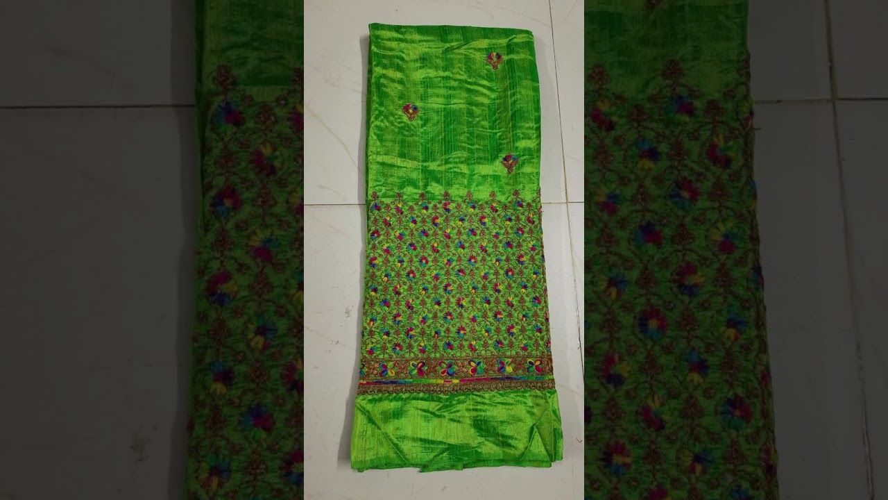 Machine  embroidary  blouse bit.I bought only ₹199/-