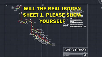 The Real IsoGen Sheet Name, Please Show Your Self