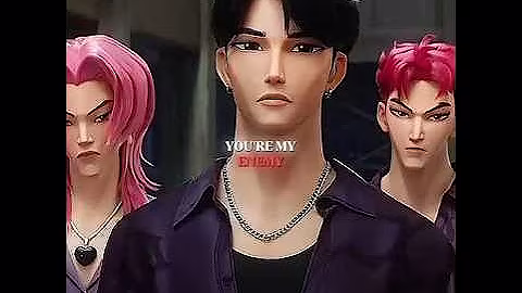 You are my enemy | Huntrix X Saja boys| IB: @cusdiana1 #kpopdemonhunters #shorts