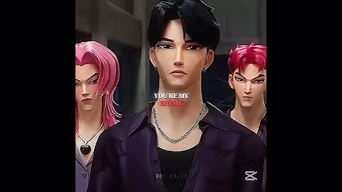 You are my enemy | Huntrix X Saja boys| IB: @cusdiana1 #kpopdemonhunters #shorts