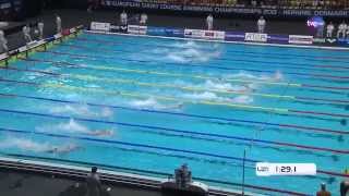 Men's 4x50m Medley relay final LEN European Short Course Swimming Championships Herning 2013 Denmark