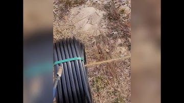 How to Unroll Poly Pipe/ Irrigation Pipe easily