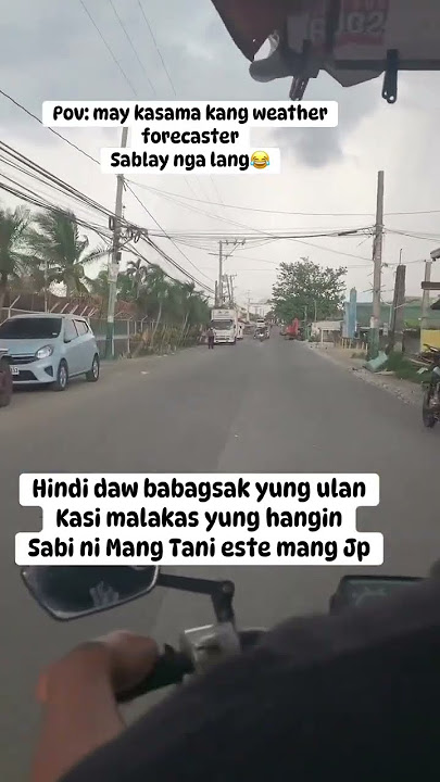 Inabutan na ng unos #shortvideo #unos