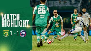 MATCH HIGHLIGHT | PERSEBAYA 1 - 1 AREMA