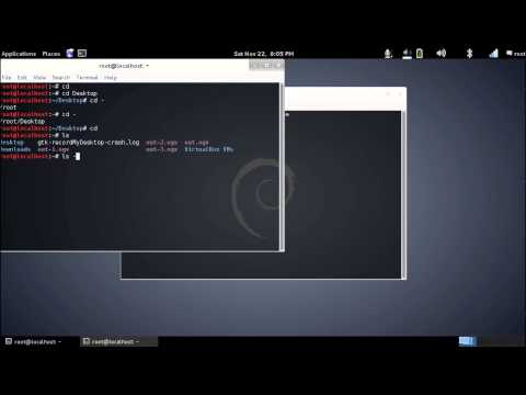 Linux BASH command line tutorial 2 cd and ls