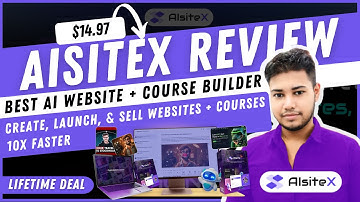 AIsiteX Review 2025 🔥 Best AI Drag & Drop Website + Course Builder Lifetime Deal