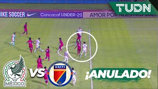 Anulado Christian Torres Había Marcado México 0-0 Haiti Concacaf Sub 20 Tudn