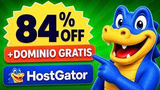 NUEVO CUPON HOSTGATOR MEXICO 84% OFF + DOMINIO GRATIS