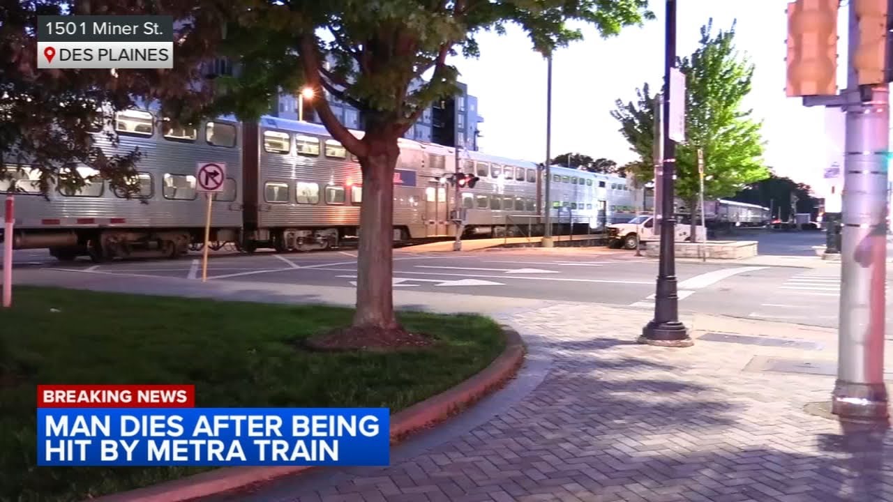 Man dead after being hit by Metra train near north suburban station ...