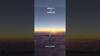 INDIA 🇮🇳 to JAPAN 🇯🇵 😱✈️ #aviation #msfs #india #japan