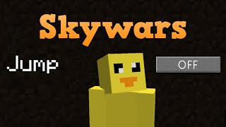 Could You Win Minecraft Skywars if You Couldn't Jump?...