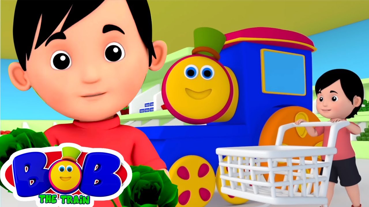 Colori supermercato | Filastrocche | Bob The Train Italiano | Cartoni animati per bambini