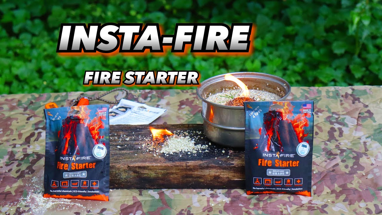 INSTAFIRE FIRE STARTER Review Great Fire Kit Option? YouTube