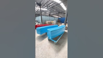 Sản xuất ghế băng dài hình chữ nhật cong bằng nhựa polyester và sợi thủy tinh #bench #chair #ghe